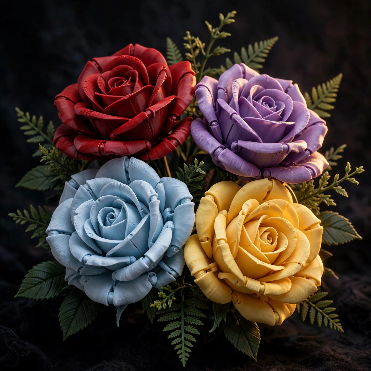 The Everlasting Bloom Collection - 3D printed roses