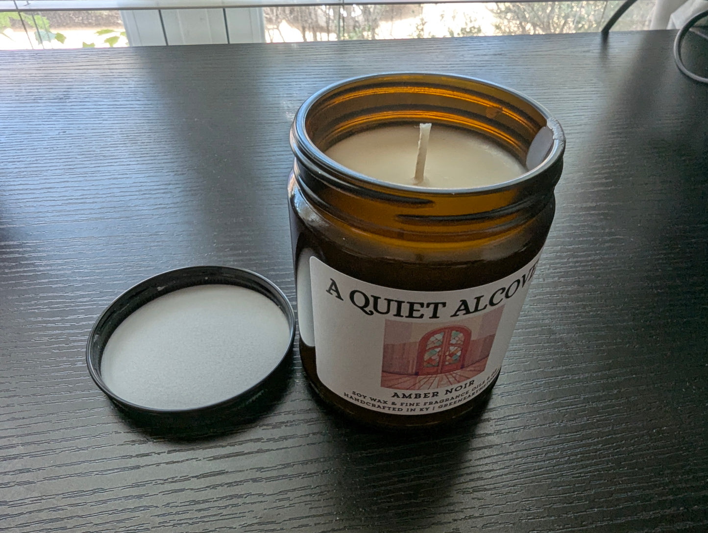 Candle, Amber Noir