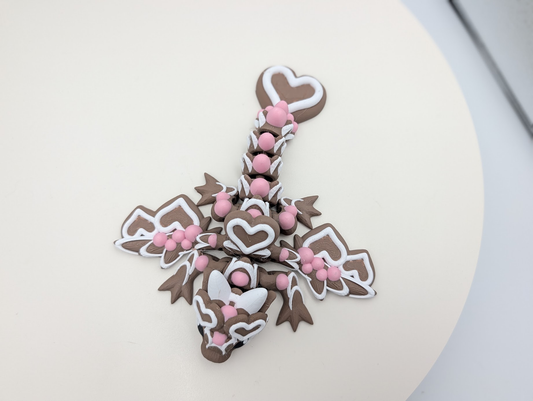 Articulated Frosted Cookie Dragon Small